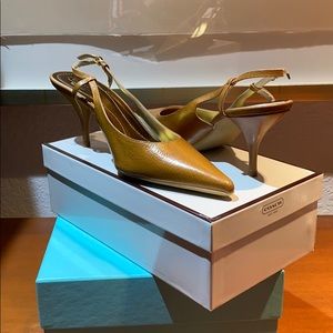Coach Alice Camel Slingbacks